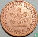 Allemagne 1 pfennig 1985 (J) - Image 1