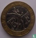 France 10 francs 1991 (misstrike) - Image 2