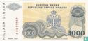 Srpska Krajina 1,000 Dinara 1994 - Image 2