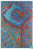 Aaronskelk, blauwe bloem, 1908/09 - Bild 1