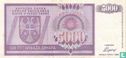 Srpska 5.000 Dinara 1992 - Bild 1