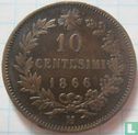 Italie 10 centesimi 1866 (M) - Image 1