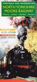 Timetable and Information North Yorkshire Moors Railway 2002 - Image 1