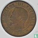 France 2 centimes 1855 (D - grand D et ancre et grand lion) - Image 1