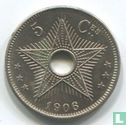 Congo Free State 5 centimes 1906 - Image 1