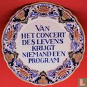 Sierbord - "Van het concert des levens krijgt niemand een program" - Tichelaar - Image 1