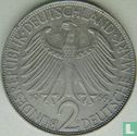 Germany 2 mark 1959 (D - Max Planck) - Image 1