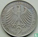 Duitsland 2 mark 1958 (D - Max Planck) - Afbeelding 1