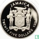 Jamaica 25 dollars 1994 (PROOF) "Football World Cup in the USA" - Afbeelding 1