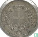 Italien 2 Lire 1863 (N - mit gekrönte Wappen) - Bild 2
