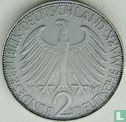 Germany 2 mark 1960 (G - Max Planck) - Image 1