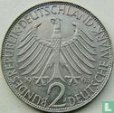 Germany 2 mark 1963 (J - Max Planck) - Image 1