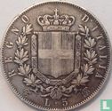 Italien 5 Lire 1865 (T) - Bild 2