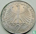 Germany 2 mark 1968 (J - Max Planck) - Image 1