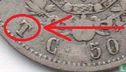 Italië 50 centesimi 1863 (T - met gekroonde wapenschild) - Afbeelding 3
