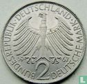 Germany 2 mark 1967 (J - Max Planck) - Image 1