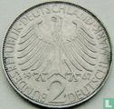 Duitsland 2 mark 1967 (F - Max Planck) - Afbeelding 1