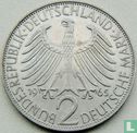 Duitsland 2 mark 1965 (J - Max Planck) - Afbeelding 1