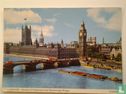 Houses of Parliament and Westminster Bridge. - Afbeelding 1