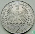 Duitsland 2 mark 1969 (J - Max Planck) - Afbeelding 1