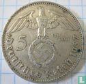 German Empire 5 reichsmark 1937 (F) - Image 1