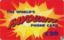 The World’s Favourite phone card - Afbeelding 1
