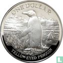 Nouvelle-Zélande 1 dollar 1988 (BE) "Yellow - eyed Penguin" - Image 2