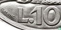 San Marino 10 lire 1973 - Image 3