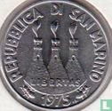 San Marino 10 lire 1975 "Marmots" - Afbeelding 1