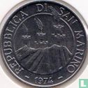 San Marino 100 lire 1974 "Goat" - Image 1