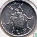 San Marino 2 lire 1974 "Beetle" - Image 2
