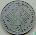 Duitsland 2 mark 1970 (J - Konrad Adenauer) - Afbeelding 1