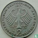 Duitsland 2 mark 1971 (D - Konrad Adenauer) - Afbeelding 1