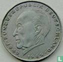 Allemagne 2 mark 1971 (D - Konrad Adenauer) - Image 2