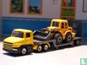 Scania low loader with bulldozer - Afbeelding 2