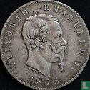 Italien 5 Lire 1875 (großer R) - Bild 1