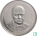Insel Man 1 Crown 1974 (Silber) "100th anniversary Birth of Winston Churchill" - Bild 2