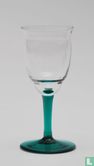 Macon borrelglas blank met groen - Afbeelding 1