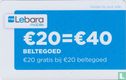 Lebara Mobile € 20 = € 40 - Afbeelding 1