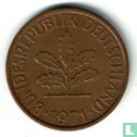 Allemagne 2 pfennig 1971 (J) - Image 1