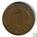 Allemagne 1 pfennig 1967 (F) - Image 2