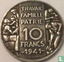Frankrijk 10 francs 1941 (proefslag) - Afbeelding 1