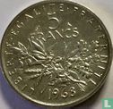 Frankrijk 5 francs 1968 (Piedfort - zilver) - Afbeelding 1