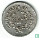 Verenigde Staten 1 dollar 1851 - Bild 1
