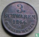 Oldenburg 3 schwaren 1866 - Image 1