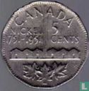 Canada 5 cents 1951 "200th anniversary Discovery of nickel" - Afbeelding 1