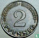 Duitsland 2 pfennig 1961 (F) - Afbeelding 2