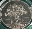 France 100 francs 1988 (Piedfort - silver) "Fraternity" - Image 1
