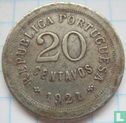 Portugal 20 Centavo 1921 (Typ 2) - Bild 1