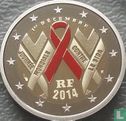 Frankrijk 2 euro 2014 (PROOF) "World AIDS Day" - Afbeelding 1